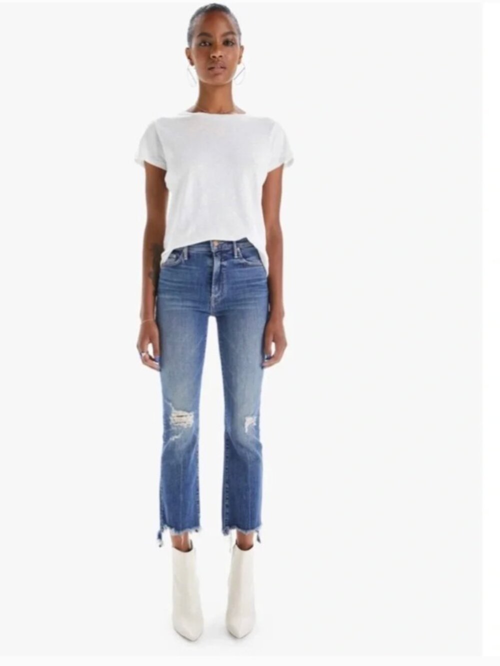 MOTHER | Insider Crop Step